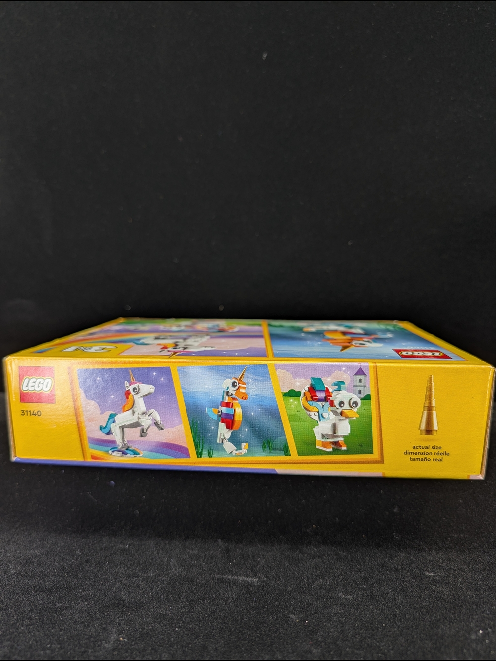 Lego Creator 31140 3 In 1 White & Rainbow Unicorn/Seahorse/Peacock Sealed - Picture 5 of 8
